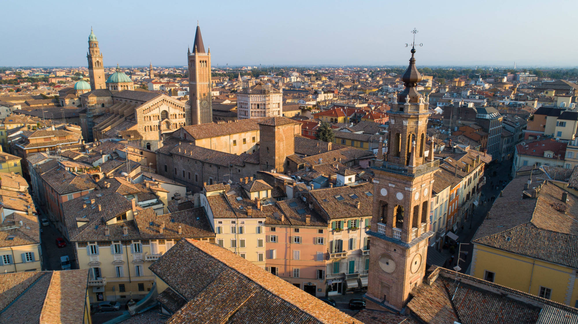 Campanili del centro di Parma